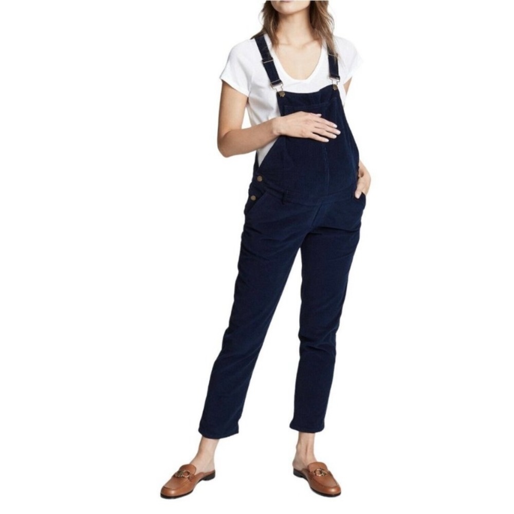 Hatch The Cord Maternity Overall - Midnight Blue Size 2